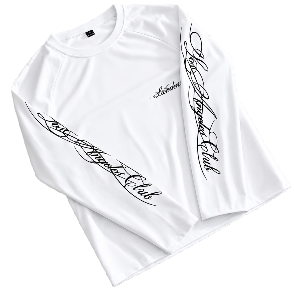 West Coast T-shirt with print on all sleeves