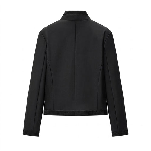 Elegant Women's Jacket with Chinese Knot